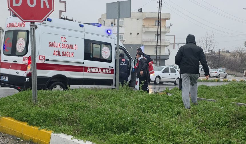 Diyarbakır Ergani'de iki minibüs çarpıştı