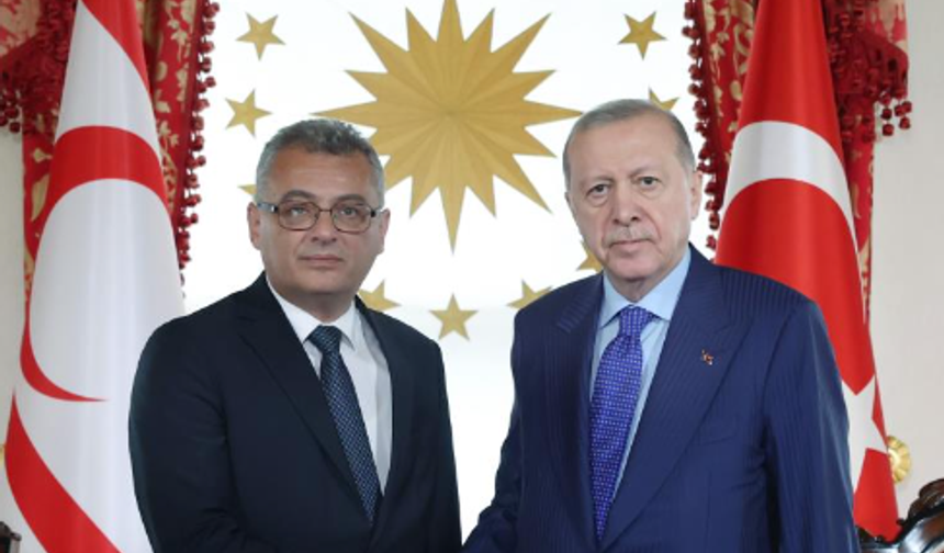 Erdoğan, KKTC Cumhurbaşkanı Erhürman’ı kabul etti
