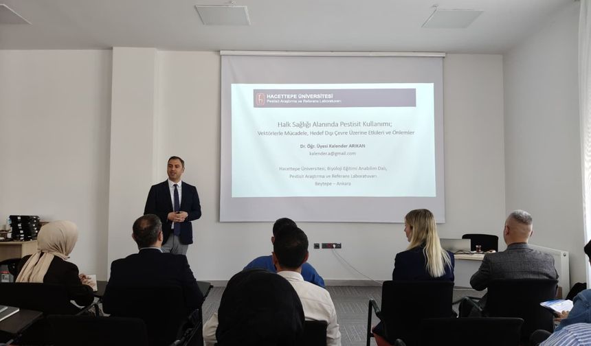 Sincan’da ilaçlama çalışmalarına bilimsel eğitim desteği