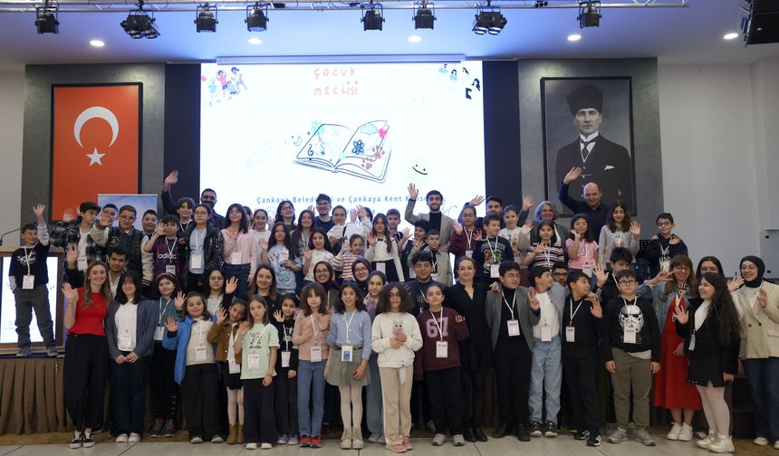 Çankaya’da çocuklar kent için karar alıyor