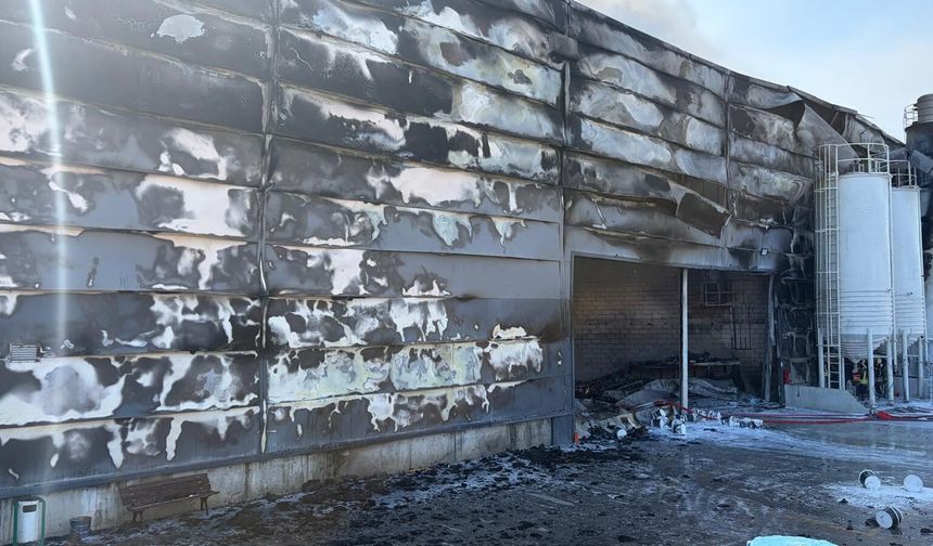 Ankara Sincan’da fabrikada yangın çıktı