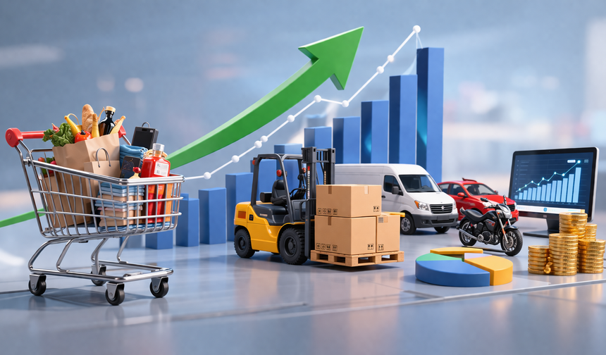 Şubatta ticaret hacmi arttı, perakende satışlar öne çıktı