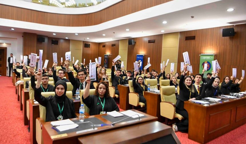 Ankara’da ABB Meclis simülasyonu düzenlendi