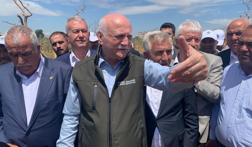 Gaziantep’te 380 bin dekar tarım alanı zarar gördü