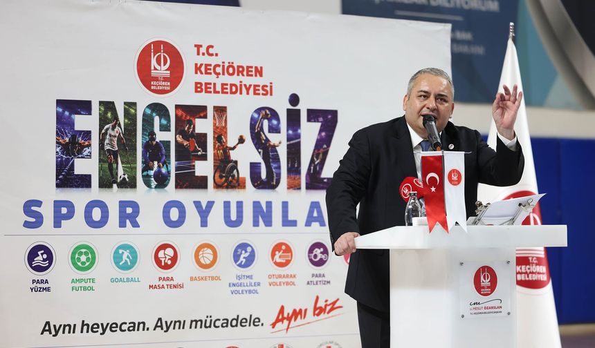 Keçiören’de Engelsiz Spor Oyunları başladı