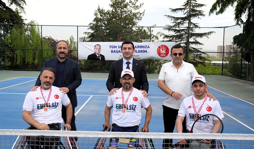 Keçiören’de Engelsiz Spor Oyunları’na yoğun ilgi
