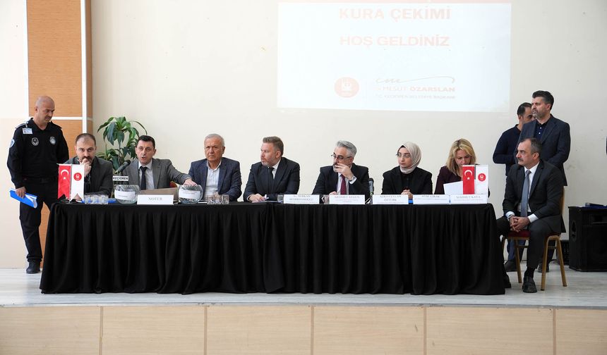 Keçiören’de kurban satış alanları kura ile belirlendi