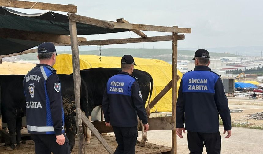 Sincan’da kurban pazarı denetimleri sıkılaştırıldı