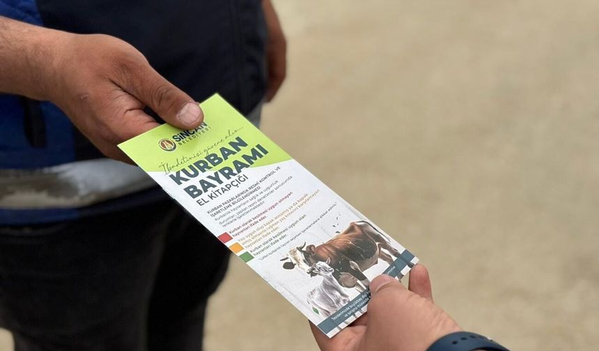 Sincan’da kurban pazarlarında ilaçlama çalışması
