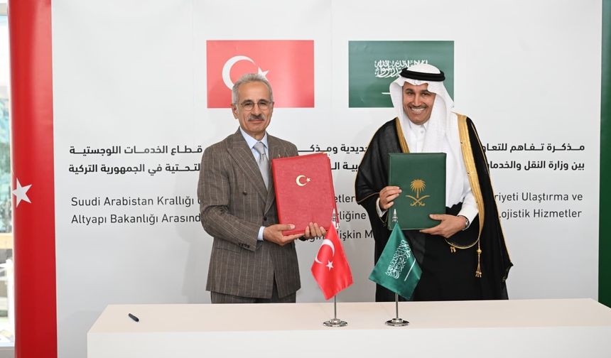 Türkiye ile Suudi Arabistan’dan lojistik iş birliği