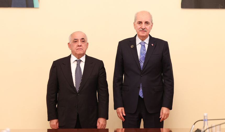 Kurtulmuş, Azerbaycan Başbakanı Esedov ile görüştü