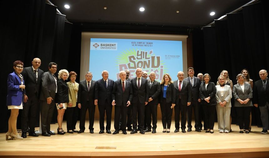 Çankaya’da Başkent Üniversitesi yıl sonu sergisi açıldı