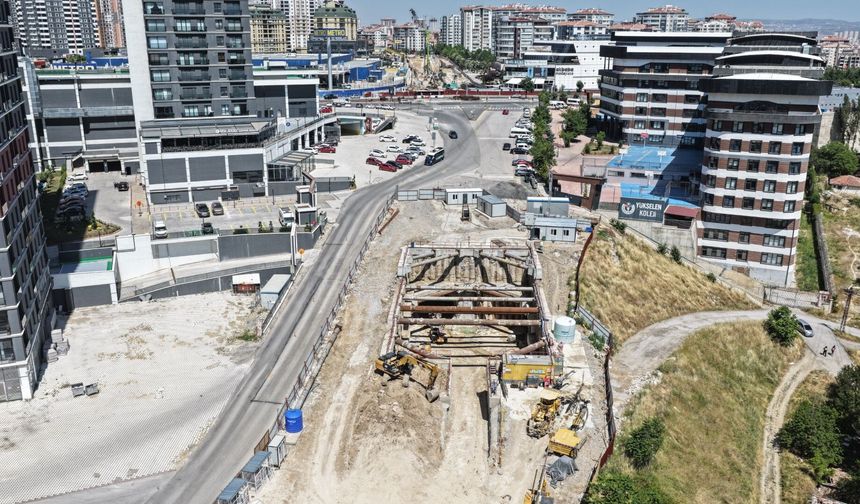 Mamak Metrosu'nda çalışmalar sürüyor, hedef 2029 tamamlanma