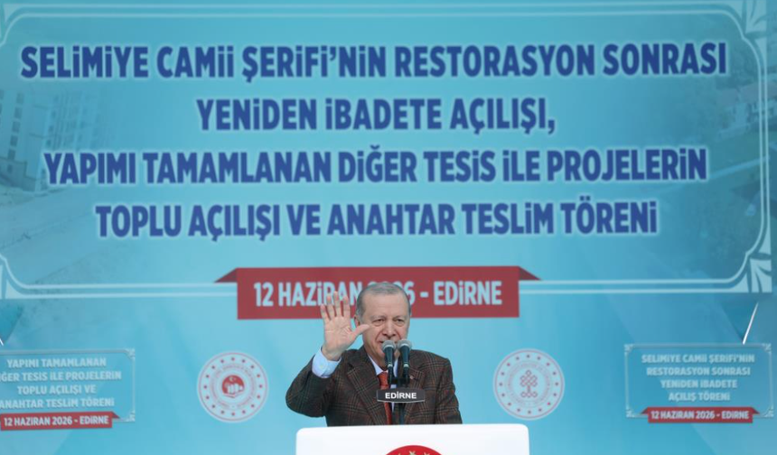 Selimiye Camii yeniden ibadete açıldı