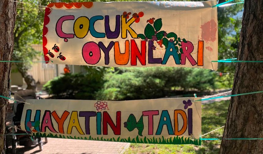 Çankaya'da çocuklar parklarda buluştu
