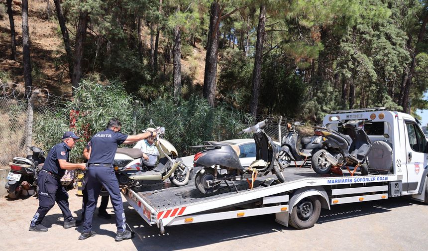 Marmaris'te hurda temizleme çalışması başlatıldı