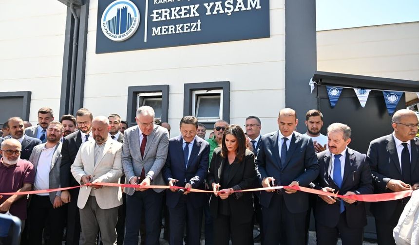 Altındağ'da Erkek Yaşam Merkezi ve Mahalle Konağı açıldı