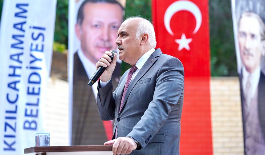 Kızılcahamam'da Atatürk'ün ilçeye gelişi anıldı
