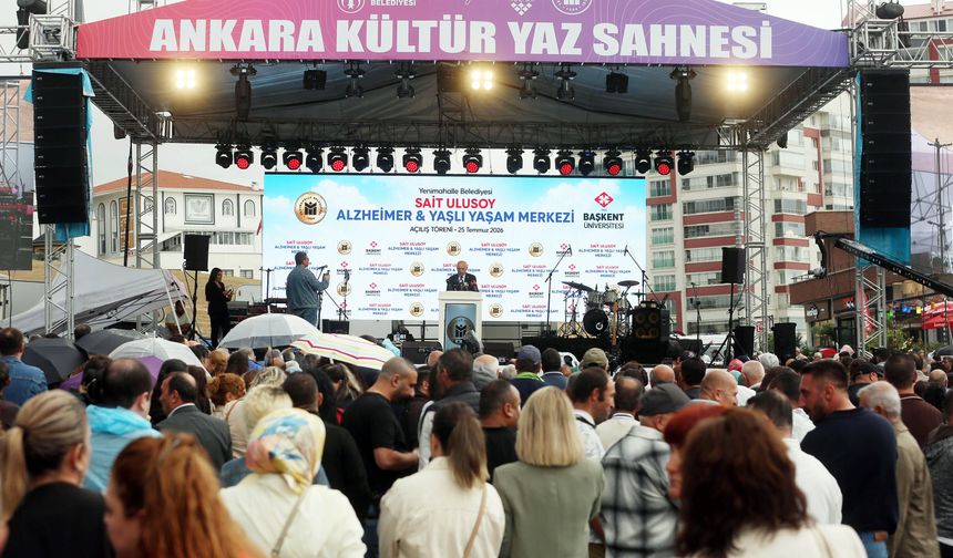 Yenimahalle'de Alzheimer ve Yaşlı Yaşam Merkezi hizmete açıldı