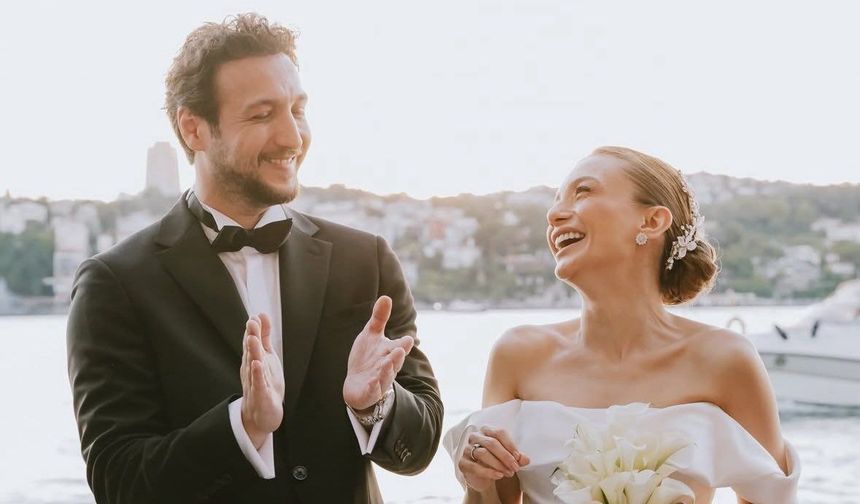 Ünlü oyuncu Damla Sönmez evlendi! Sade nikah töreni dikkat çekti