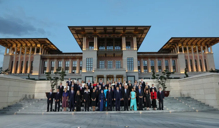 NATO liderleri Cumhurbaşkanlığı Külliyesi'nde