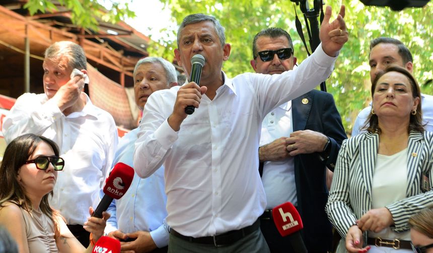 Özgür Özel’den Çankaya operasyonuna tepki