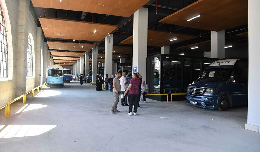 ABB Ulus'taki kapalı dolmuş merkezini tamamladı