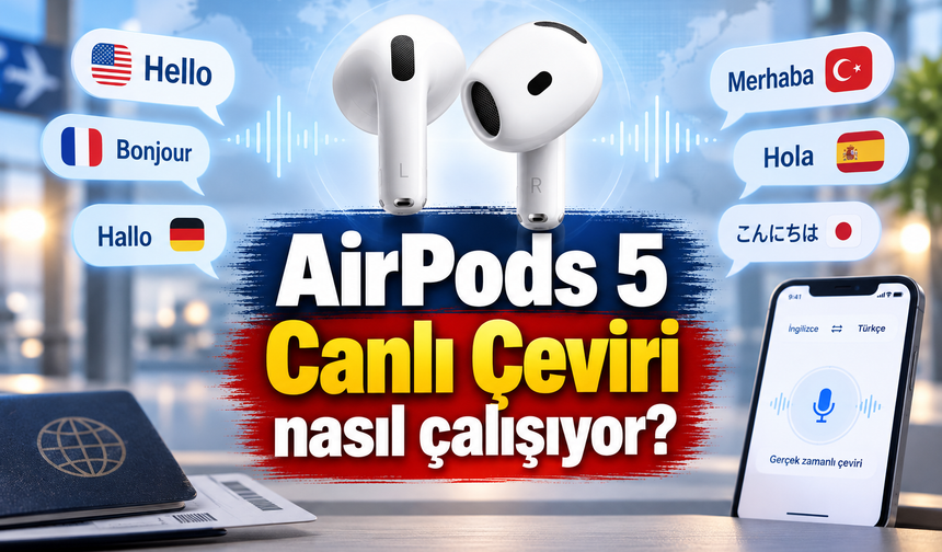 AirPods 5 Canlı Çeviri nasıl çalışıyor?