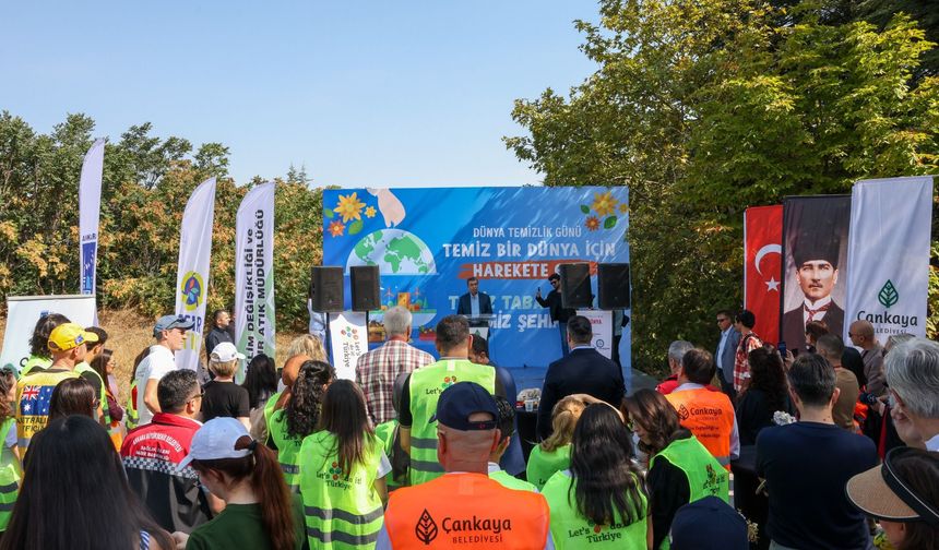 Çankaya’da Dünya Temizlik Günü’nde çevre mesaisi