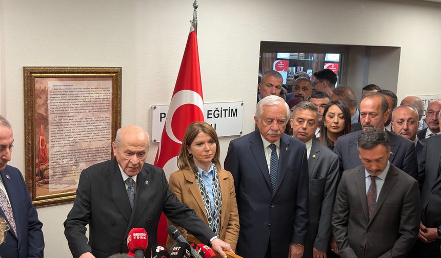Devlet Bahçeli’den siyasallaşma mesajı