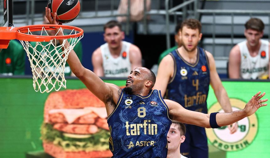 Fenerbahçe, Zalgiris Kaunas'ı 99-80 mağlup etti