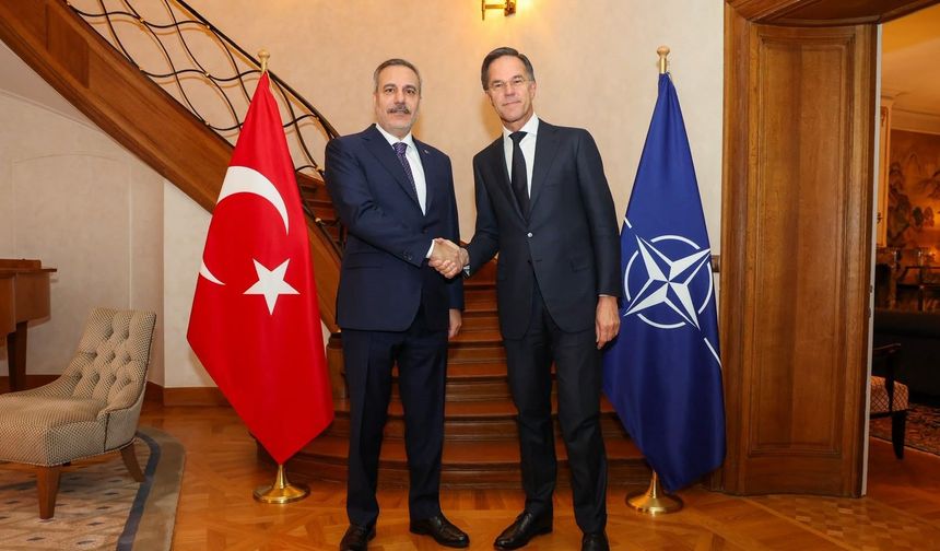 Bakan Fidan, NATO Genel Sekreteri Rutte ile görüştü
