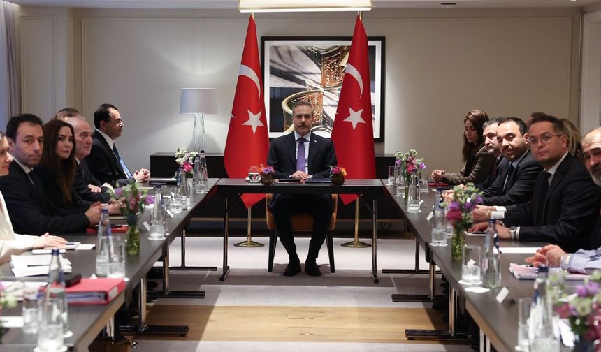 Bakan Fidan, Brüksel'de STK temsilcileriyle görüştü