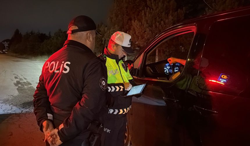 Bolu'da bir ayda 162 bin araç denetlendi