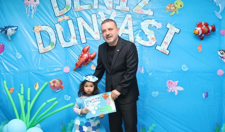 Sincan'da minikler su altı dünyasını keşfetti