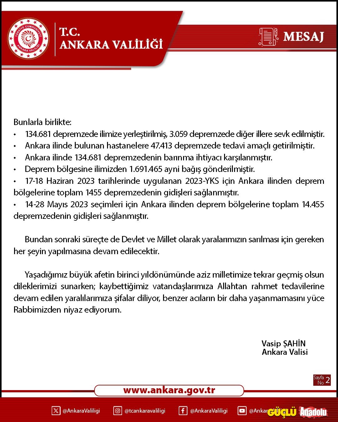 Ankara Valisi 2