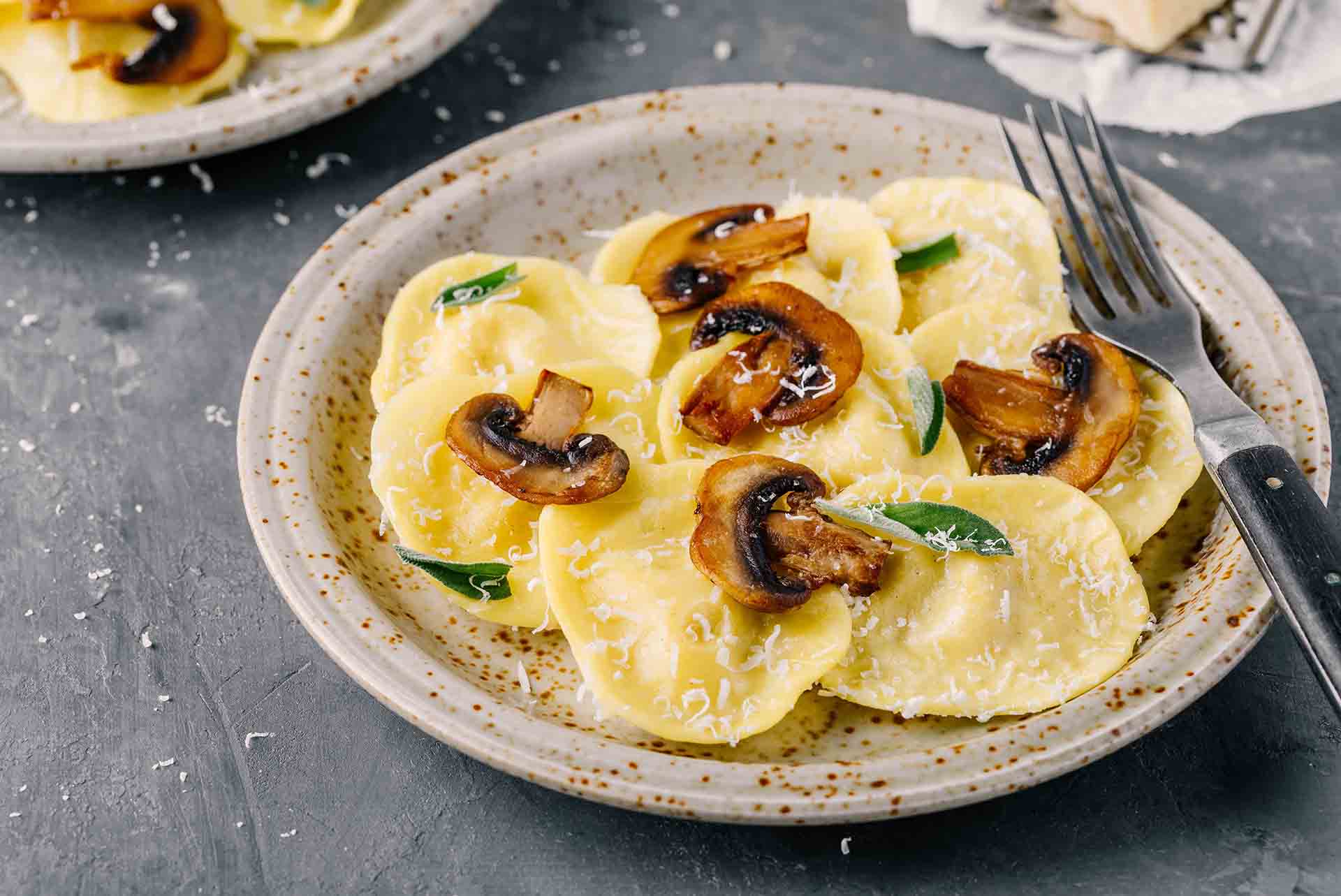 Porçini Mantarlı Ravioli (1)