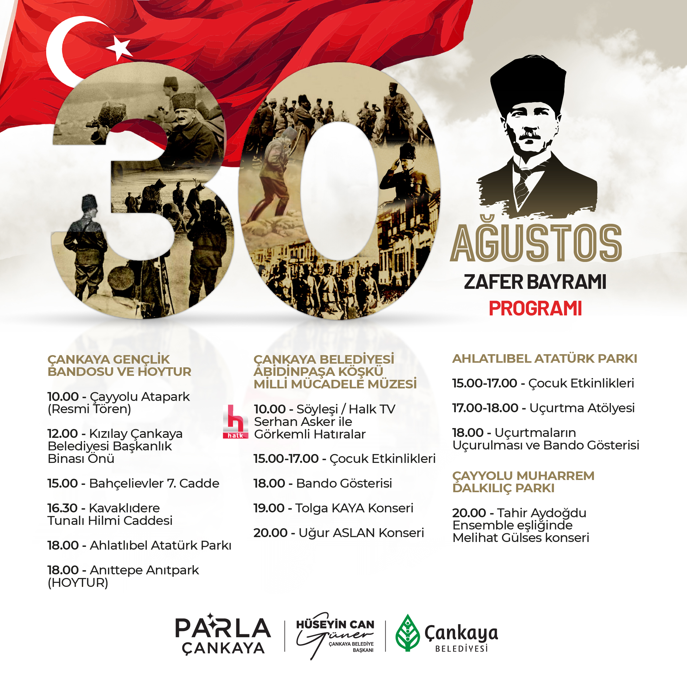 30 Ağustos Program