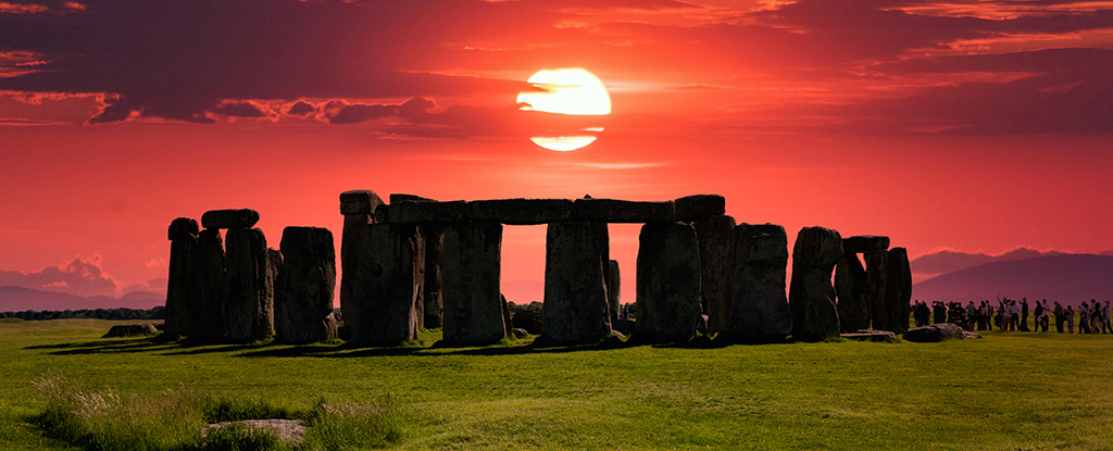 Stonehenge Red Sky