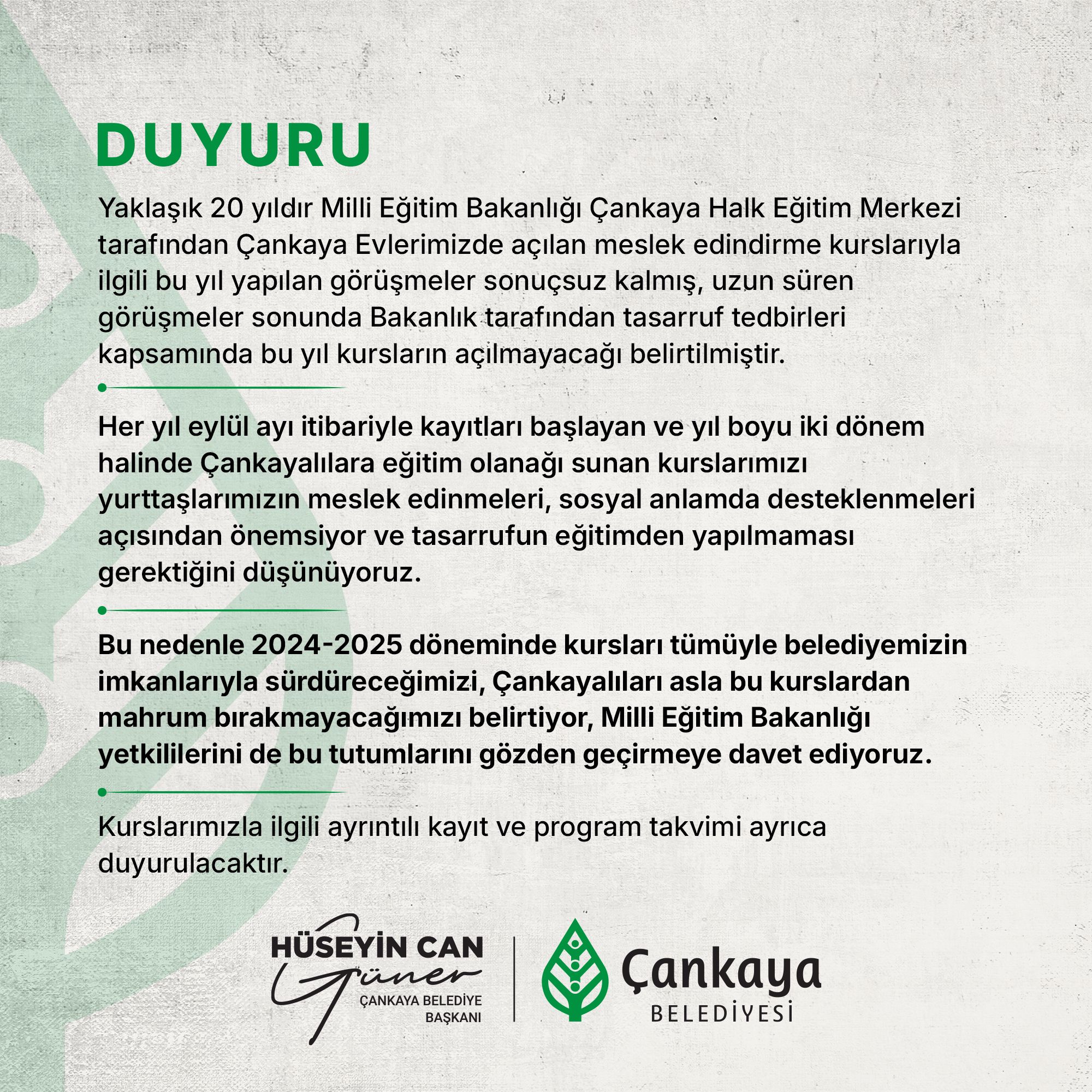 Çankaya Evleri Açıklama