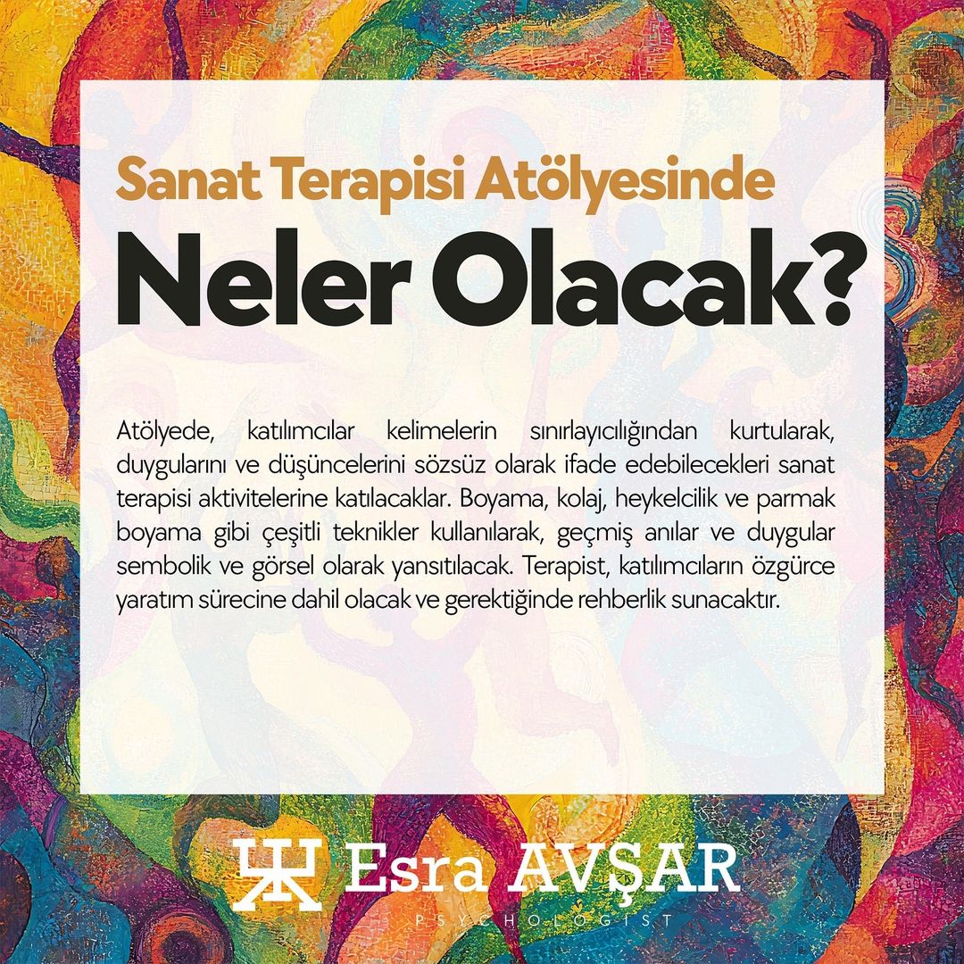 Psikolog Esra Avşar’dan Sanat Terapisi (2)