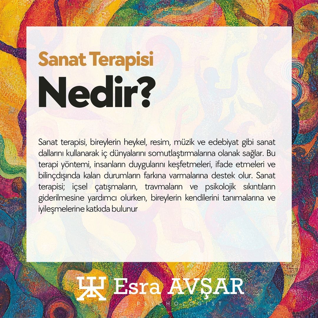 Psikolog Esra Avşar’dan Sanat Terapisi (3)