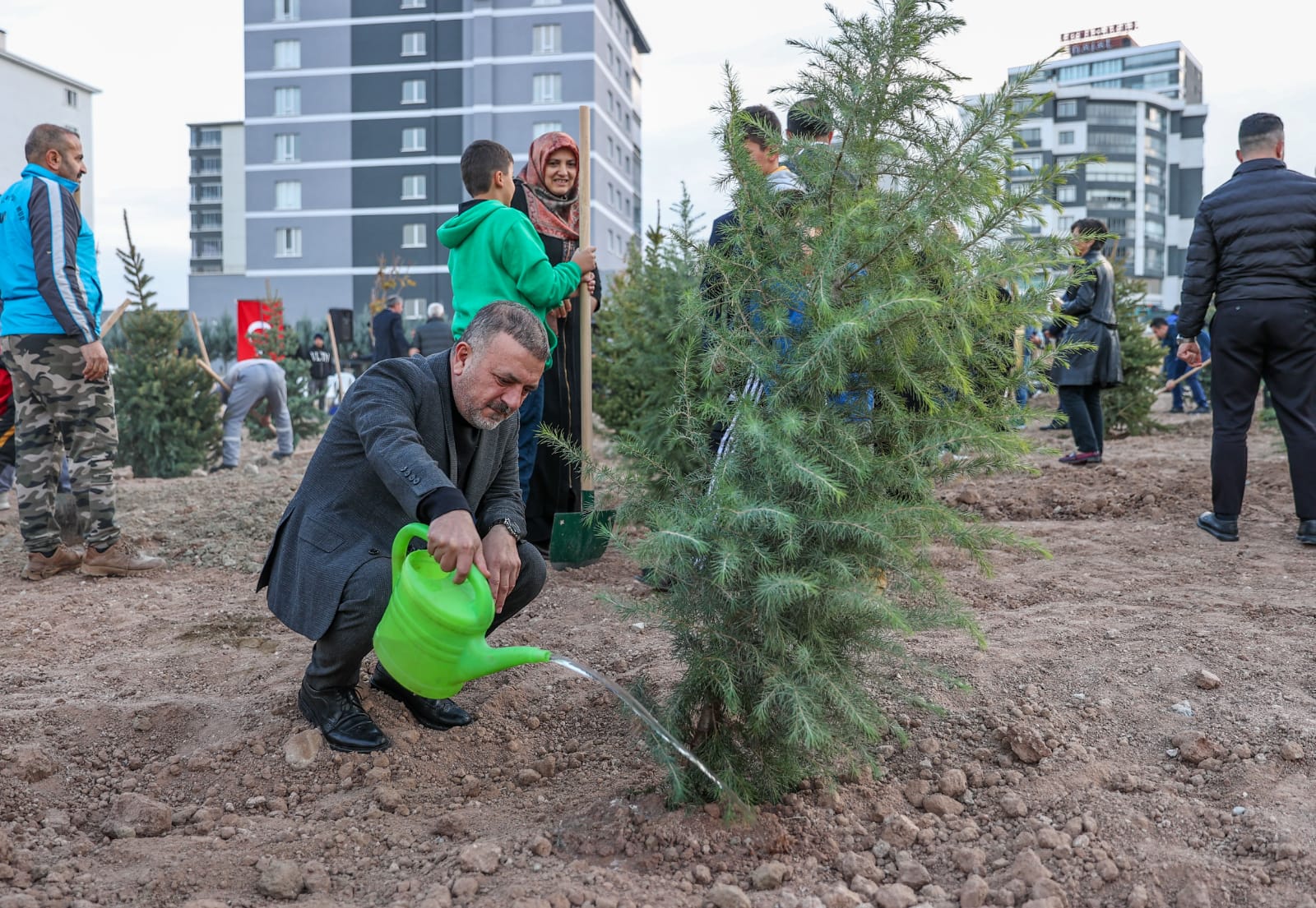 Sincan’da 536 Ağaç Toprakla Buluştu (2)