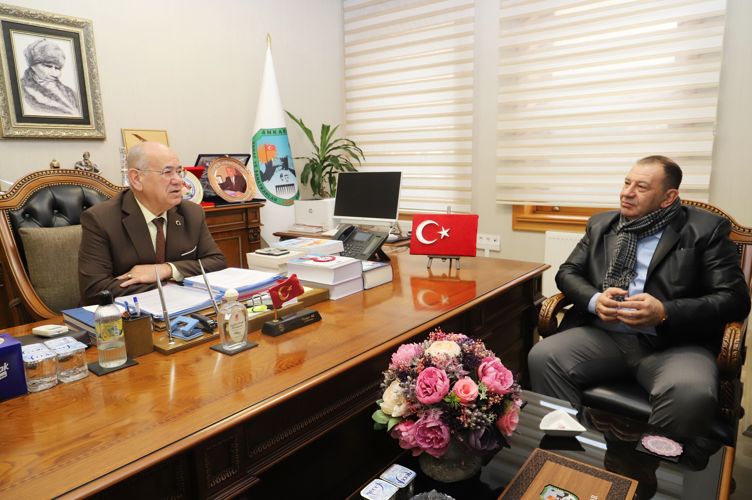 Ankesob Başkanı Hüseyin Ar’a Tebrik Ziyareti (5)