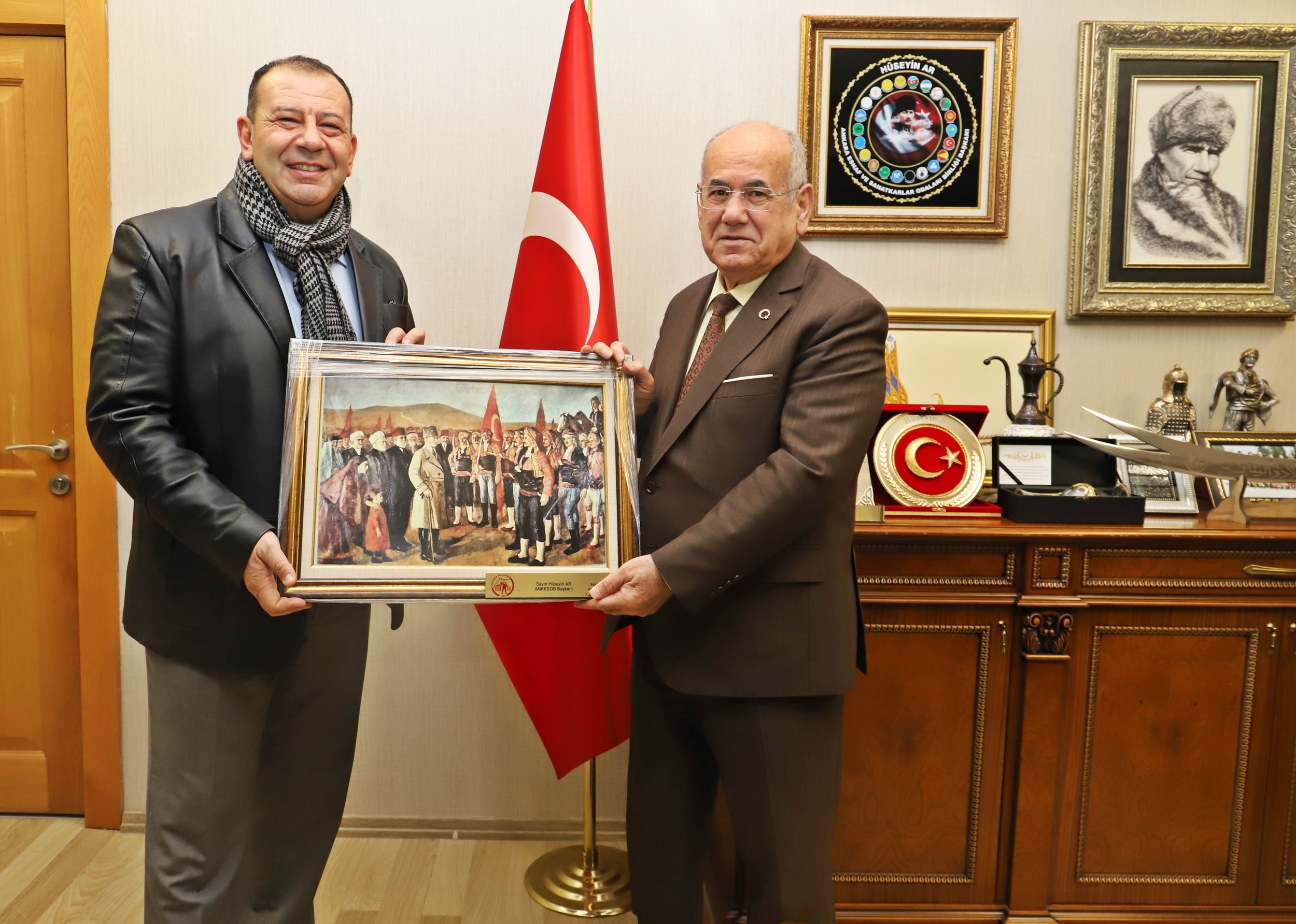 Ankesob Başkanı Hüseyin Ar’a Tebrik Ziyareti (6)