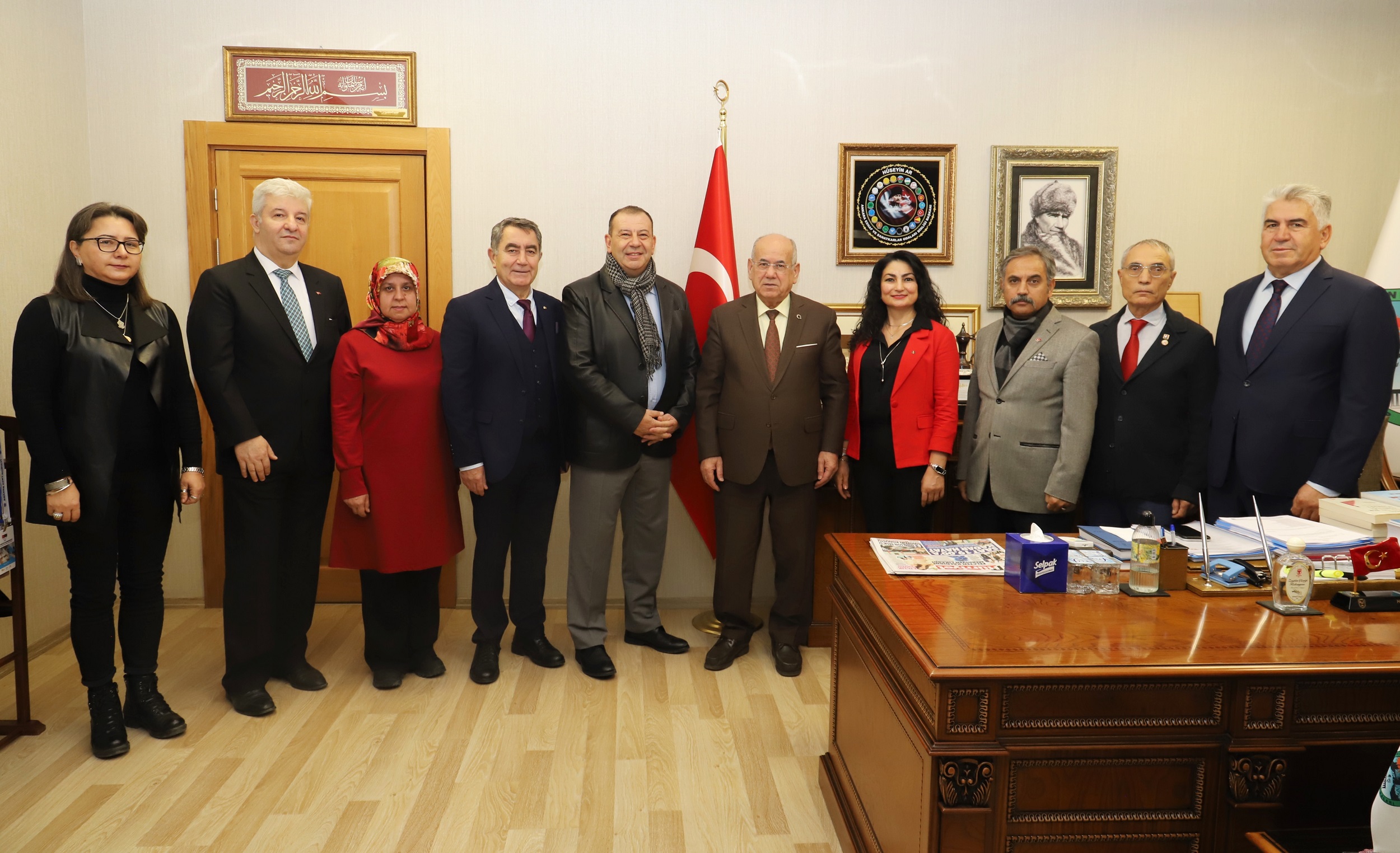 Ankesob Başkanı Hüseyin Ar’a Tebrik Ziyareti (7)