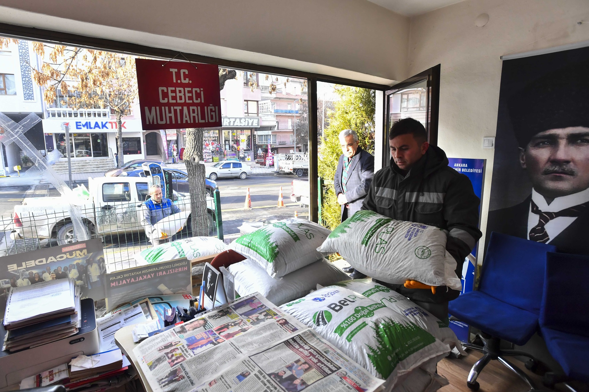 Büyükşehir 25 İbadethaneyi Pelet Sobalarıyla Isıtacak (3)