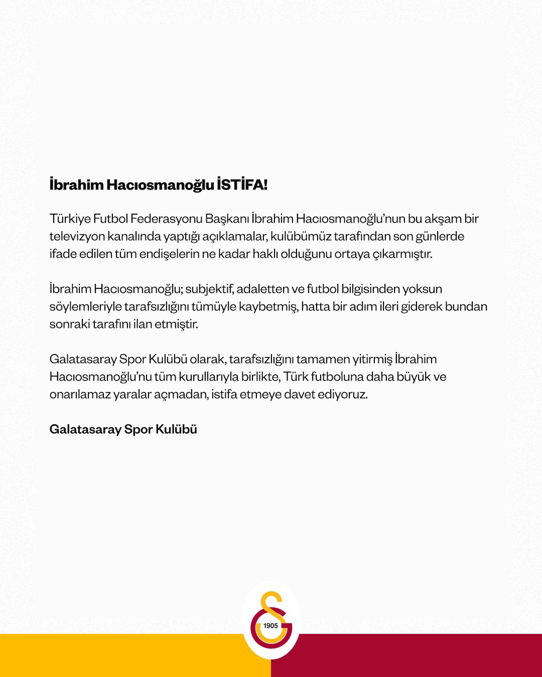 Galatasaray Istifa (2)