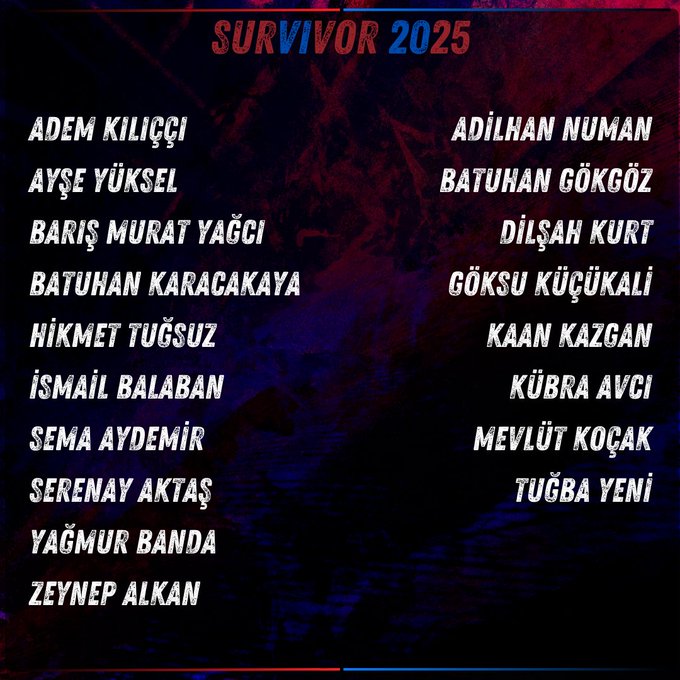 Survivor 2025 Gönüllüler Ve All Star Kadroları (1)