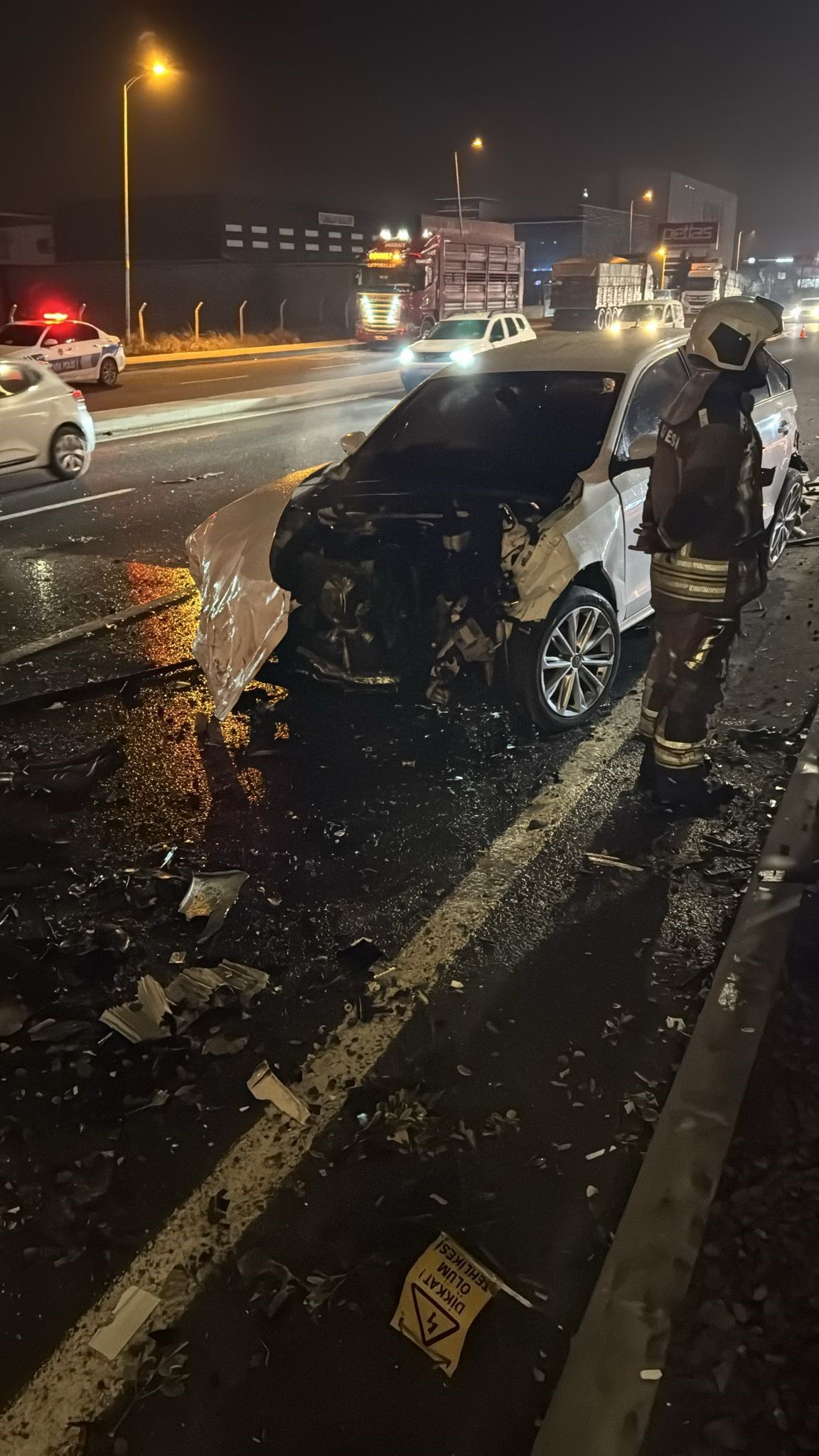 Polatlı’da Trafik Kazasında 1’I Ağır 3 Kişi Yaralandı 2